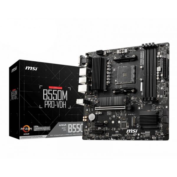 Motherboard MSI B550M PRO-VDH mATX 4xDDR4 Socket AM4