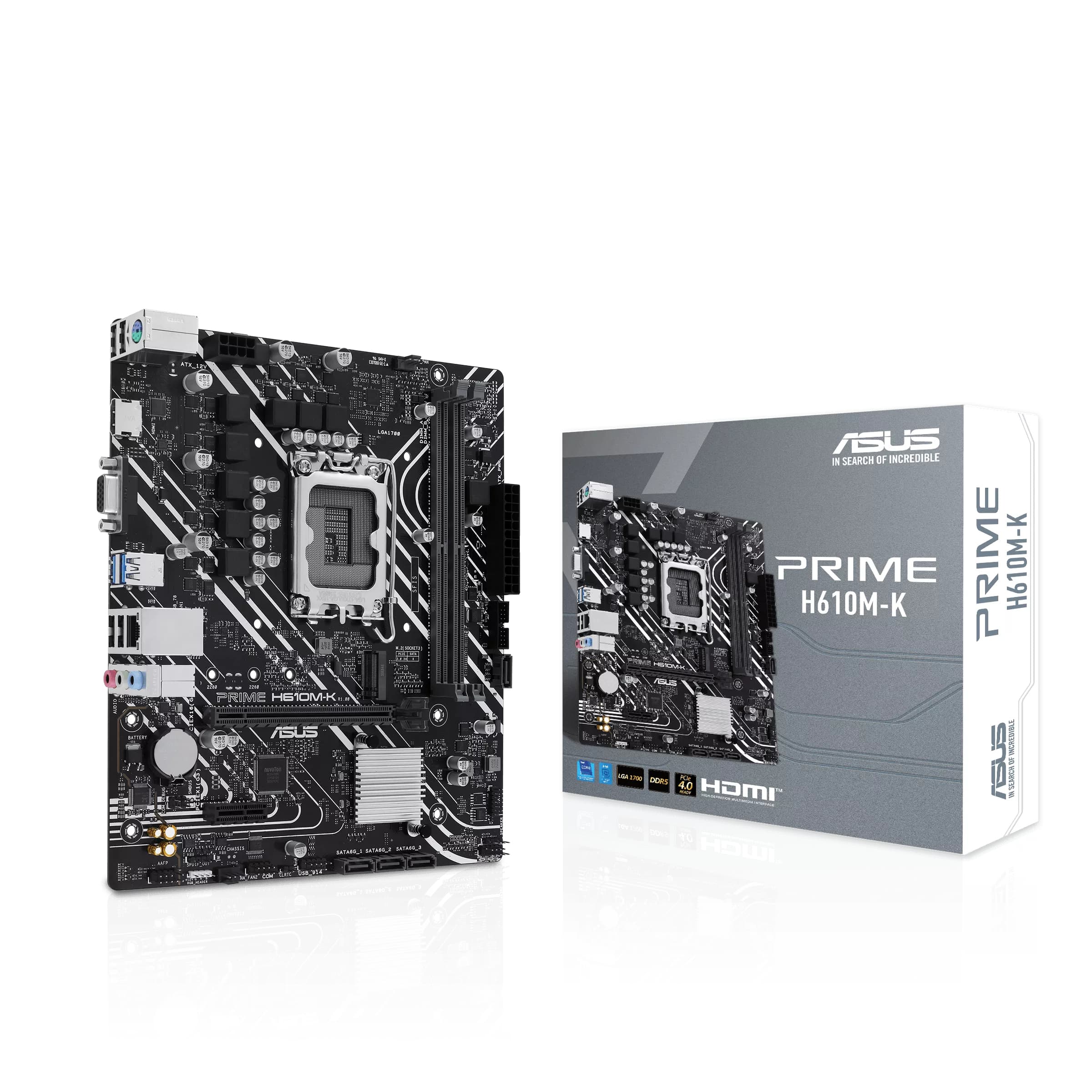 Motherboard Asus Prime H610M-K Socket 1700 DDR5 - Image 7