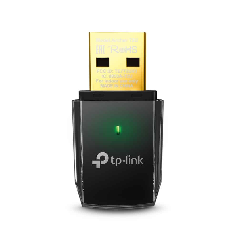 Adaptador TP-Link USB para WiFi Archer T2U V3