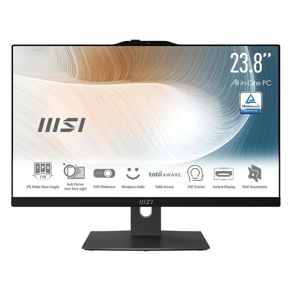 Computador All in One MSI AM242P-1241ES 24" Intel Core i7-1255U 16GB 512GB Sem S.O.