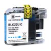 Tinteiro Compatível Brother LC22U Substitui LC22UCBP Azul