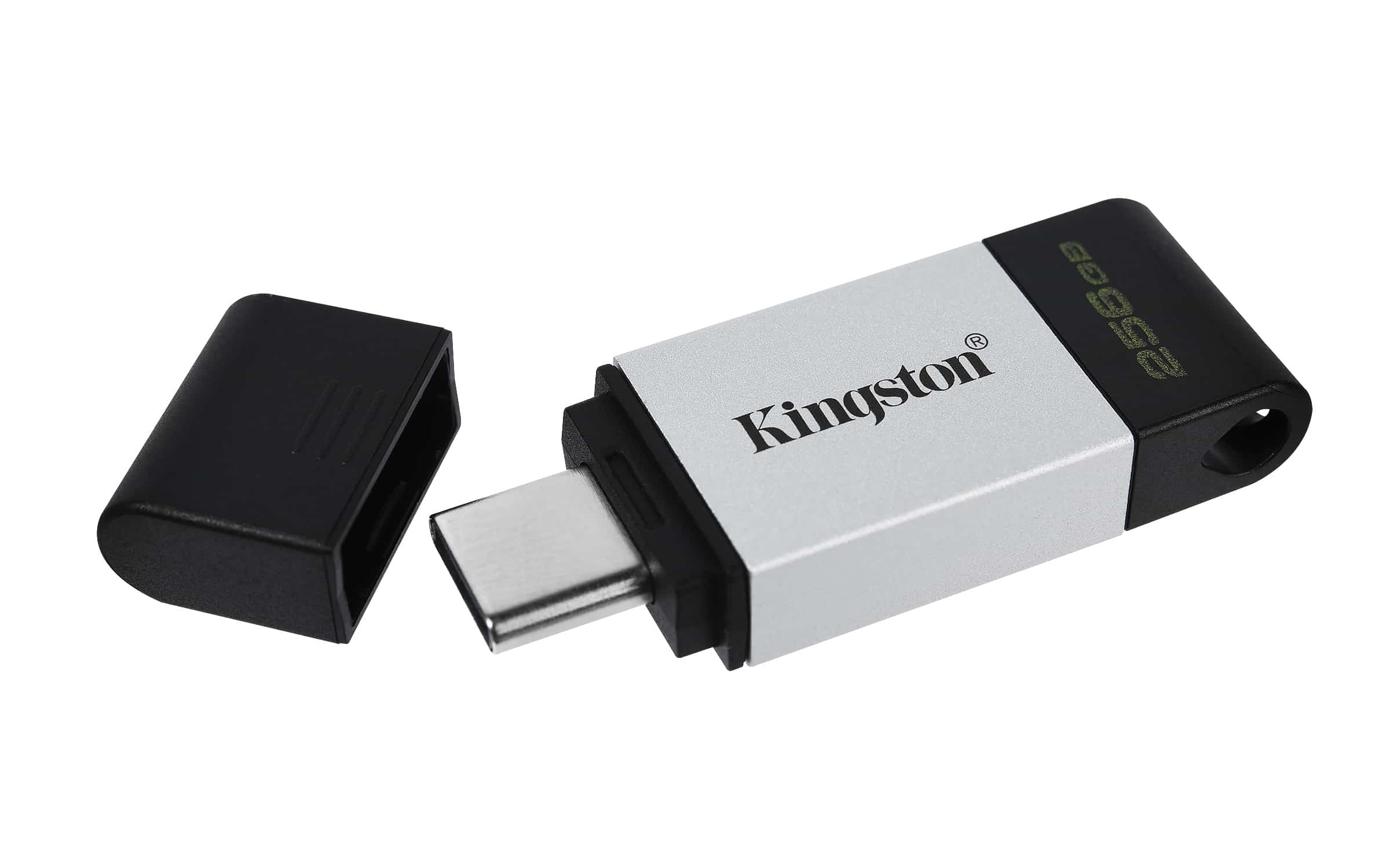 Pen Drive Kingston 256Gb DataTraveler DT80 Usb C 3.2 Cinza - Image 5