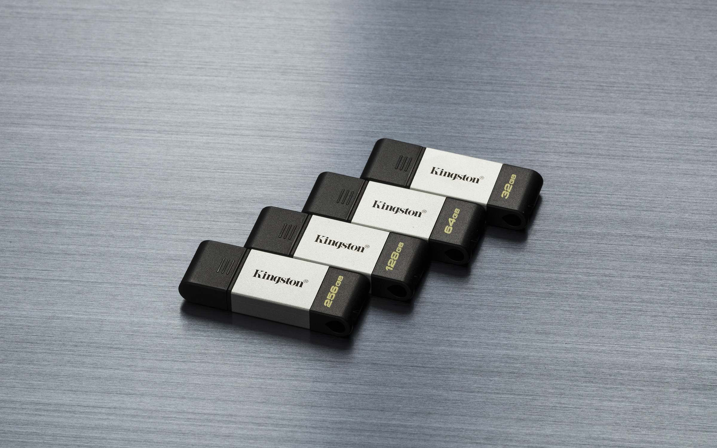 Pen Drive Kingston 256Gb DataTraveler DT80 Usb C 3.2 Cinza - Image 8