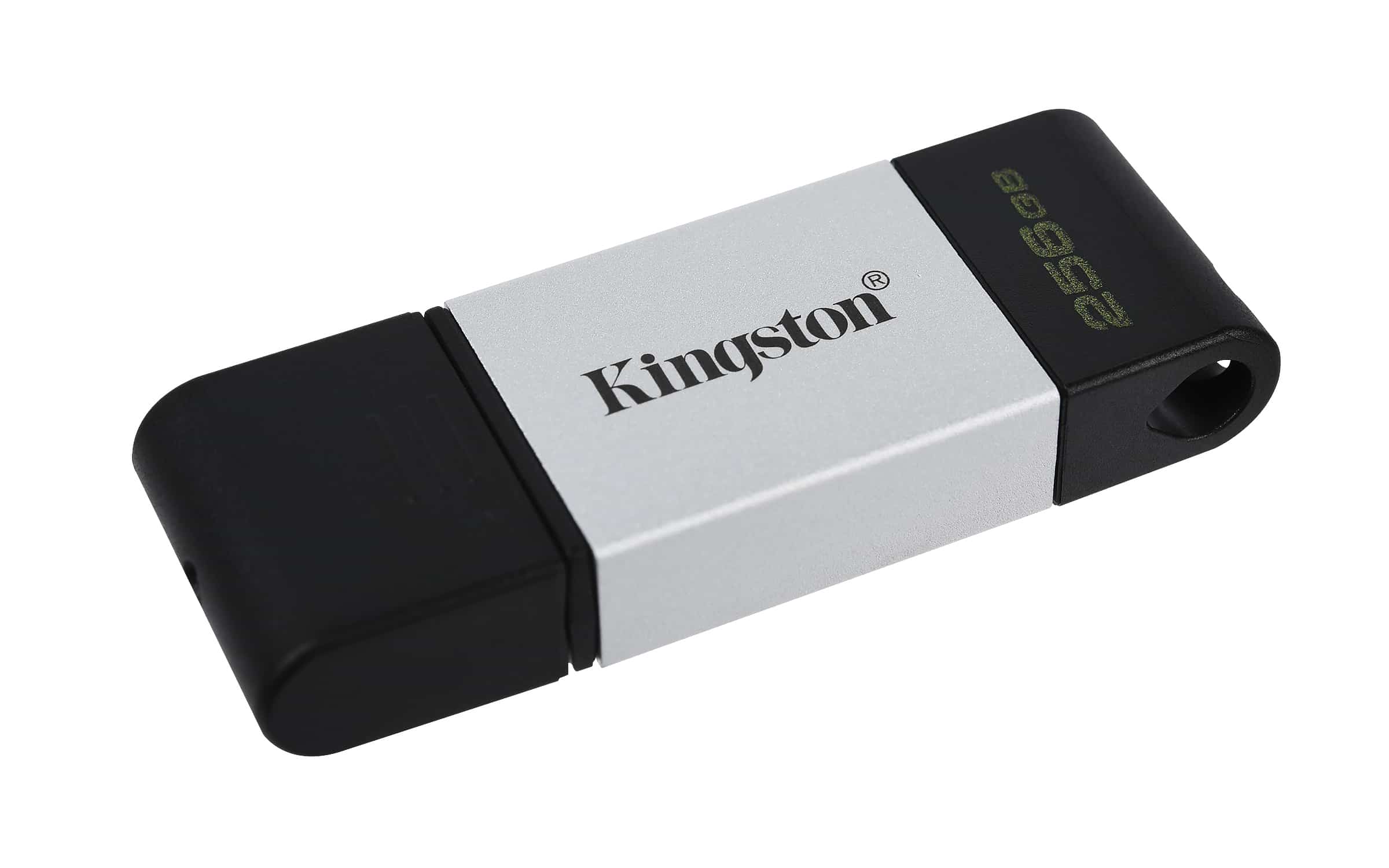 Pen Drive Kingston 256Gb DataTraveler DT80 Usb C 3.2 Cinza - Image 3