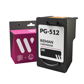 Tinteiro Remanufaturado Canon 512 BK