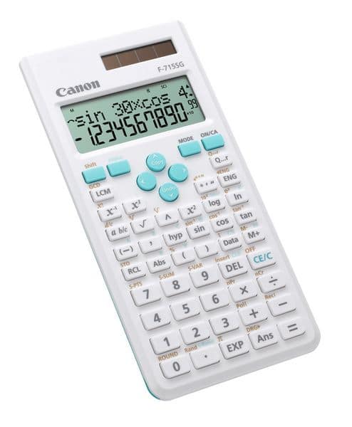 Calculadora Cientifica Canon F-715SG EMEA DBL Branca e Azul - Image 2