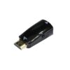 Adaptador Hdmi para Vga Com Som Preto