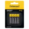 Pilhas Intenso  Alcalina energy ultra AAA LR03 Pack-4 Unidades 1.5V 1250mAh