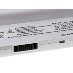 Alternative view of BATERIA COMPATIVEL ASUS EEEPC 1000/900 (7,4V 6600MAH) BRANCO
