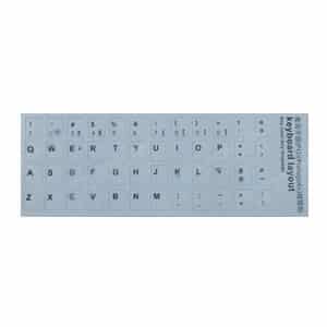 AUTOCOLANTE TECLADO PORTUGUES BRANCO