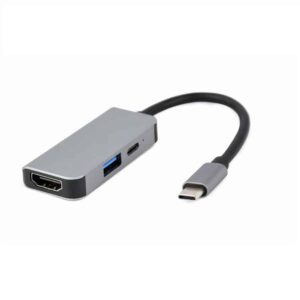 Alternative view of Adaptador - Docking Station Type-C 3IN1 3*USB 1XHDMI Hub e Type-C Power