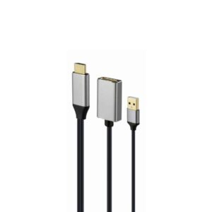 Alternative view of Adaptador Gembird Activo 4K Hdmi Macho para DisplayPort Fêmea Preto
