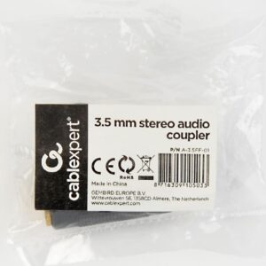 Alternative view of Adaptador Jack 3.5mm Femea / Femea