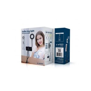 Alternative view of Aro Com Iluminação para Selfies e Vídeo Com Suporte para Smartphone Gembird