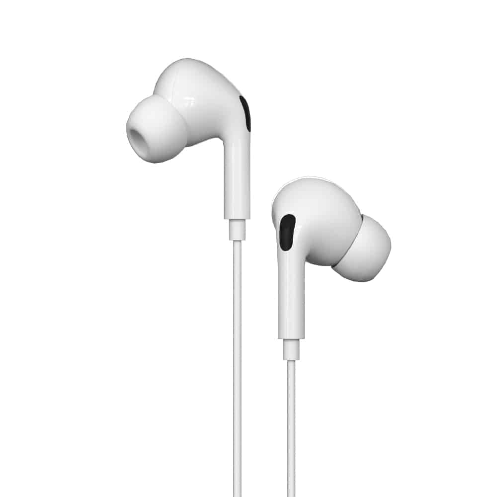 Auriculares Halfmman Smart In-Ear Type-C Com Microfone Branco - Image 2