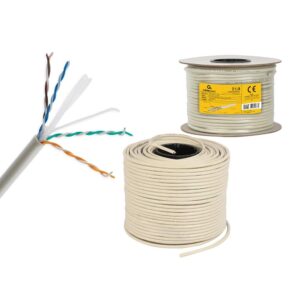 Bobine de Cabo Rede 305Mt Premium Cat.6 CCA Solid