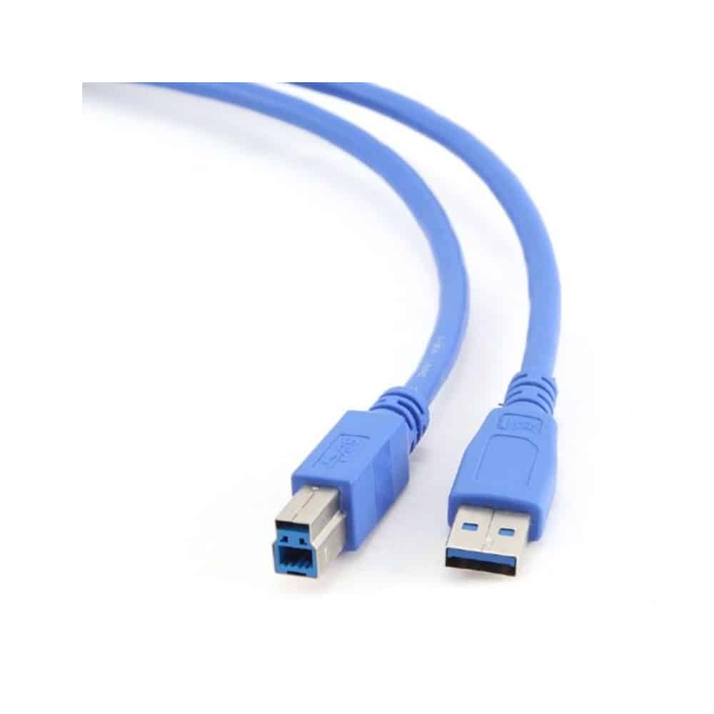 Cabo Usb3.0 para Impressora - Azul - 3.0MT