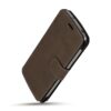 CAPA  PARA DOOGEE DG-Y100 PRO-FLIP CASE COLAR LEATHER - CASTANHA