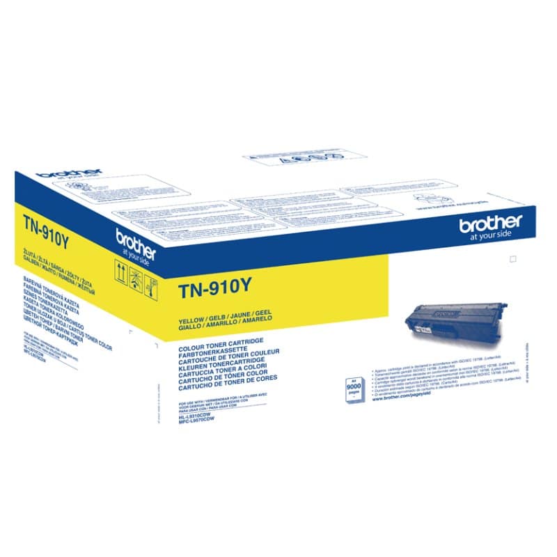 Toner Original Brother TN910Y Amarelo - Image 2