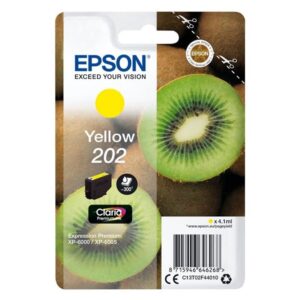 Tinteiro Original Epson  202 Amarelo