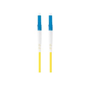 Cabo Fibra Ótica Lanberg Mono LC/UPC-LC/UPC Simplex 1 metro G657A1 LSZH Amarelo