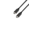 Cabo USB 2.0 Tipo-C M/M 0.5M Preto