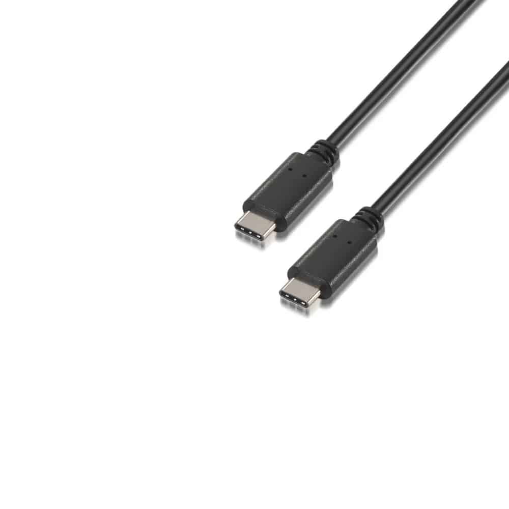 Cabo USB 2.0 Tipo-C M/M 0.5M Preto