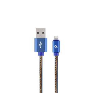 Alternative view of Cabo Usb 2.0 Para Lightning 2Mt Azul Metal Blister