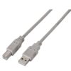 Cabo Usb 2.0 para Impressora Aisens A101-0002 Usb Tipo-B Macho - USB Macho até 2.5W 60Mbps 1.8m Beje