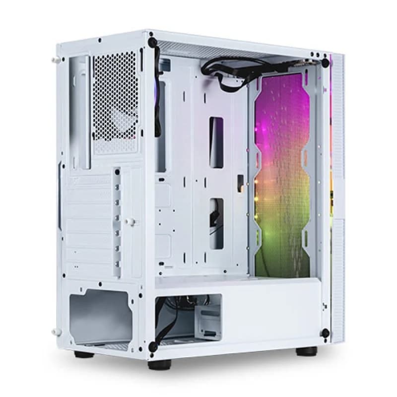 Caixa Gaming ABYSM Danube Kolpa Argb Com Vidro Temperado - Branco - Image 6