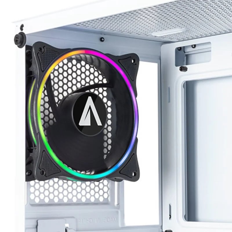 Caixa Gaming ABYSM Danube Kolpa Argb Com Vidro Temperado - Branco - Image 5