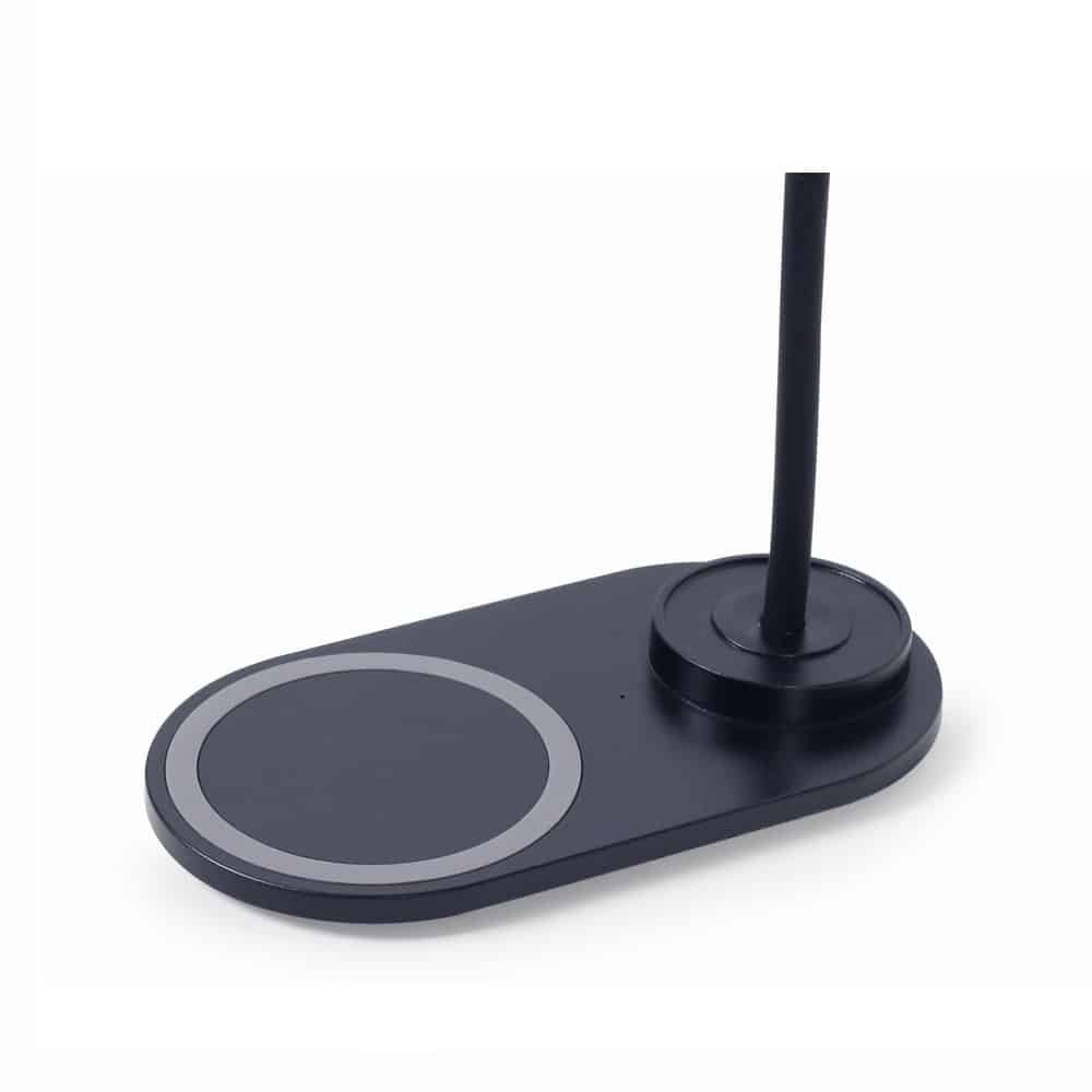 Candeeiro Lâmpada de Mesa Gembird com Carregamento Wireless Preto - Image 3