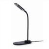 Candeeiro Lâmpada de Mesa Gembird com Carregamento Wireless Preto