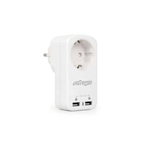 Carregador Gembird Parede 2 Portas USB com Adaptador Corrente