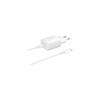 Carregador de Parede Samsung EP-TA800XWEGWW/ 1 USB-C mais  Cable USB-C 25W Branco