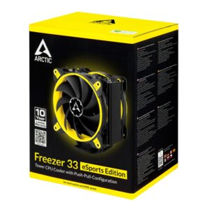 Dissipador  Arctic Freezer 33 eSports Editions - Amarelo - Image 3