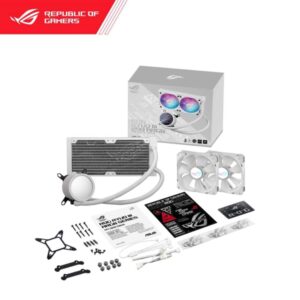 Alternative view of Dissipador Refrigeração Líquida Asus Rog Ryuo III 240 Argb Branco