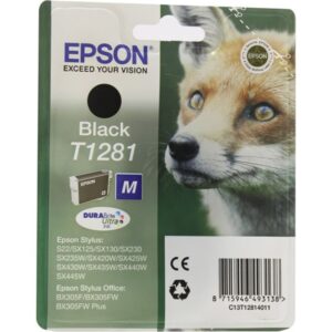 Tinteiro Original Epson T1281 Preto