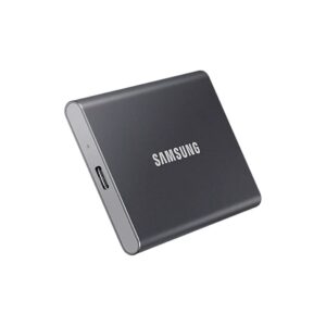 Alternative view of Disco SSD Externo Samsung T7  2TB NVMe USB 3.2  Cinza