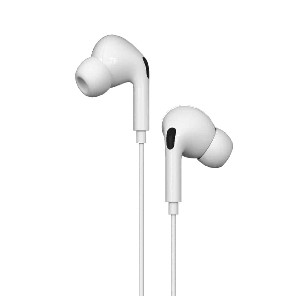 Auriculares Halfmman Smart In-Ear Lightning com Microfone Branco - Image 2