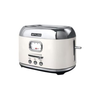 Torradeira Muse MS-120SC Vintage 2 Tostas  Branca