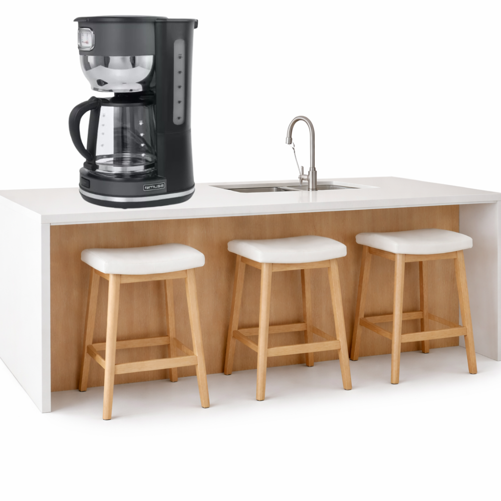 Maquina Café de Filtro Muse MS-220DG Vintage Prateado e Cinza Escuro - Image 2