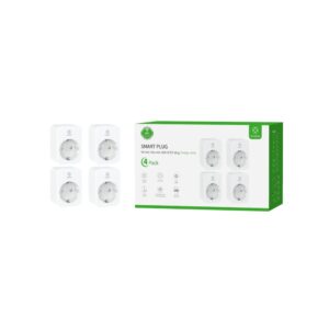 Pack 4 x Tomada Inteligente Woox R6118 Com Medidor de Energia