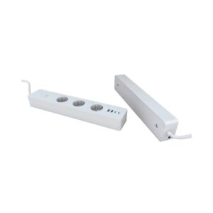 Alternative view of Tomada proteção Woox R6132 3x Schuko  2*Usb A 2*Type-C Inteligente com Medidor Energia