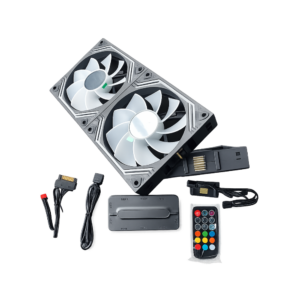 Alternative view of Kit 3 Ventoinhas Alientech Infinity D Regular ARGB com Control Box e Controlo remoto