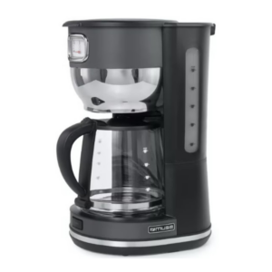 Maquina Café de Filtro Muse MS-220DG Vintage Prateado e Cinza Escuro