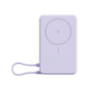 Xiaomi Power Bank Magnético 10000 33W com Suporte – Roxo