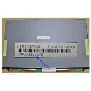 LCD PANEL 11.1" GLOSSY - SPECIAL LTD111EWAX - PULL USED