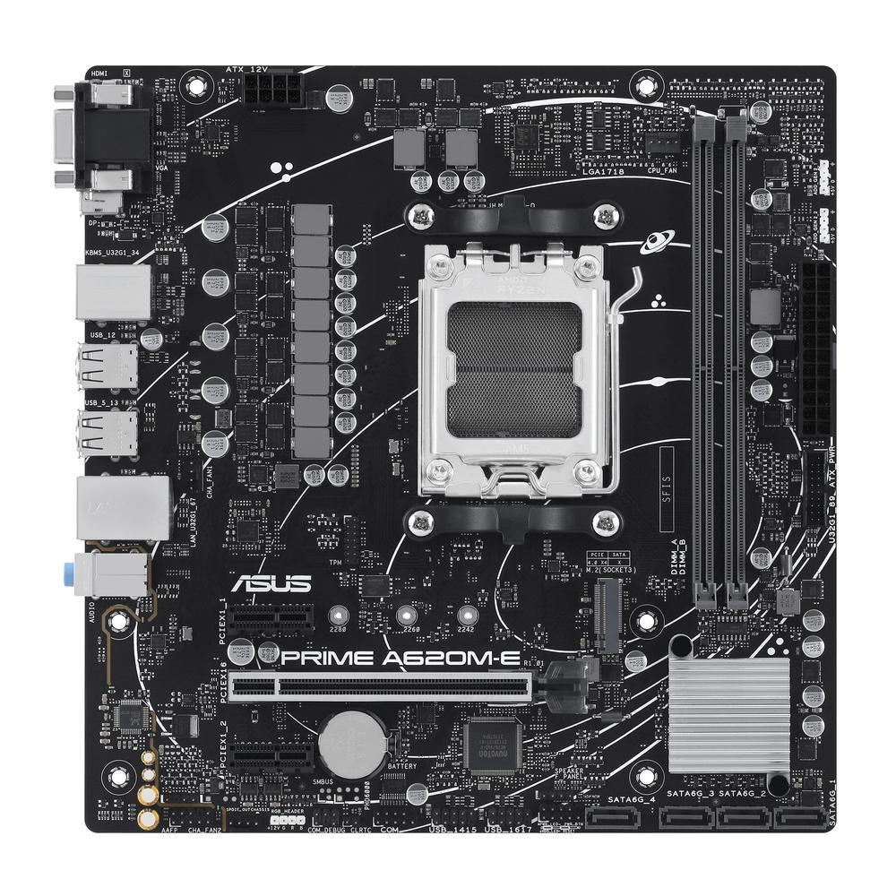 Motherboard Asus Prime A620M-K (amd, AM5, DDR5, Matx)