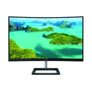 Monitor Profissional Curvo Philips Line 328E1CA 31.5" 4K  Multimedia  Preto